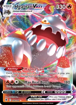Heatran VMAX, card 026 from Astral Radiance