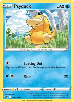 Psyduck, card 028 from Astral Radiance