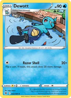 Dewott, card 042 from Astral Radiance