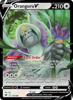 Oranguru V, card 133 from Astral Radiance