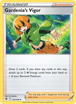 Gardenia's Vigor, card 143 from Astral Radiance