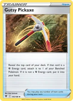 Gutsy Pickaxe, card 145 from Astral Radiance