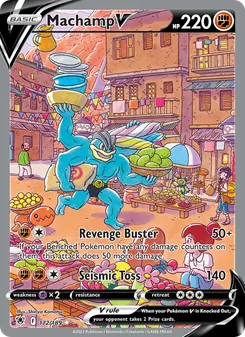 Machamp V, card 172 from Astral Radiance