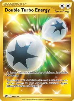 Double Turbo Energy, card 216 from Astral Radiance