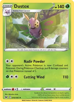 Dustox, card 010 from Lost Origin