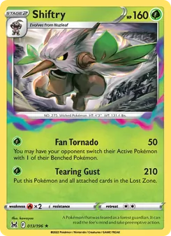 Shiftry, card 013 from Lost Origin