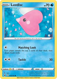 Luvdisc, card 038 from Lost Origin