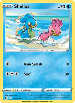 Shellos, card 039 from Lost Origin