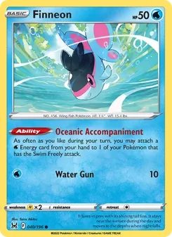 Finneon, card 040 from Lost Origin