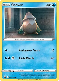 Snover, card 042 from Lost Origin