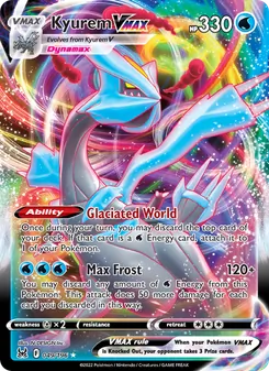 Kyurem VMAX, card 049 from Lost Origin