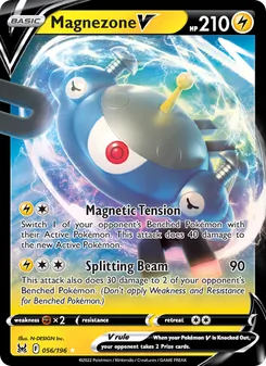 Magnezone V, card 056 from Lost Origin