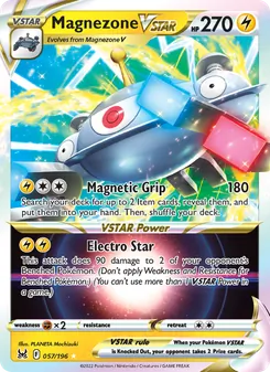 Magnezone VSTAR, card 057 from Lost Origin