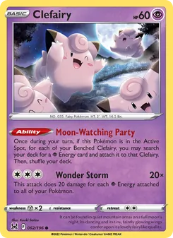 Clefairy, card 062 from Lost Origin