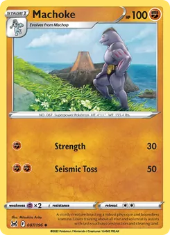 Machoke, card 087 from Lost Origin