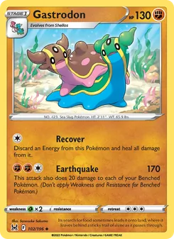 Gastrodon, card 102 from Lost Origin