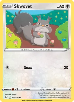 Skwovet, card 150 from Lost Origin