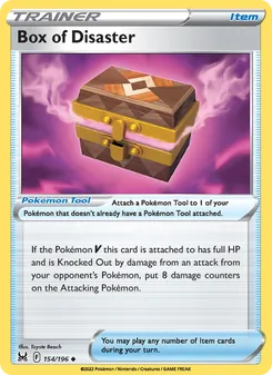 Box of Disaster, card 154 from Lost Origin