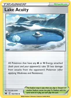 Lake Acuity, card 160 from Lost Origin