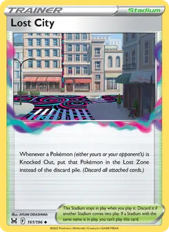 Lost City, card 161 from Lost Origin