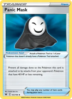 Panic Mask, card 165 from Lost Origin