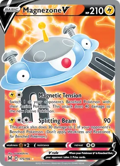 Magnezone V, card 175 from Lost Origin