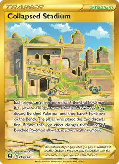 Collapsed Stadium, card 215 from Lost Origin