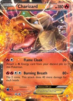 Charizard EX, card 11 from Generations