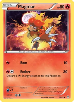 Magmar, card 16 from Generations
