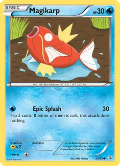 Magikarp, card 22 from Generations