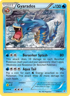 Gyarados, card 23 from Generations