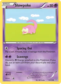 Slowpoke, card 32 from Generations