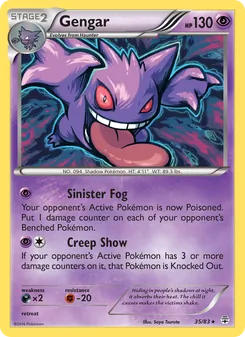 Gengar, card 35 from Generations