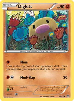 Diglett, card 38 from Generations
