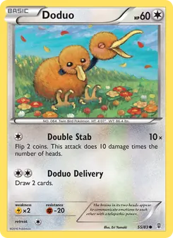 Doduo, card 55 from Generations