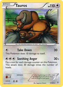 Tauros, card 57 from Generations