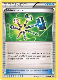 Maintenance, card 64 from Generations