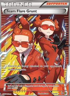 Team Flare Grunt, card 73a from Generations