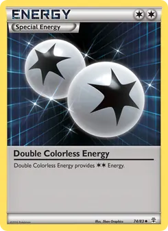 Double Colorless Energy, card 74 from Generations