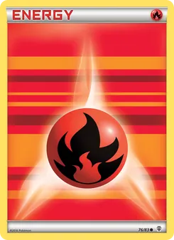 Fire Energy, card 76 from Generations