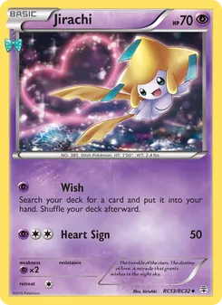 Jirachi, card RC13 from Generations