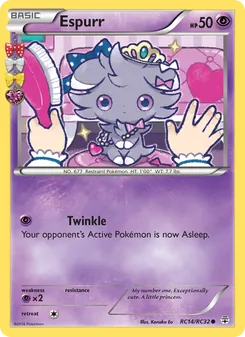 Espurr, card RC14 from Generations