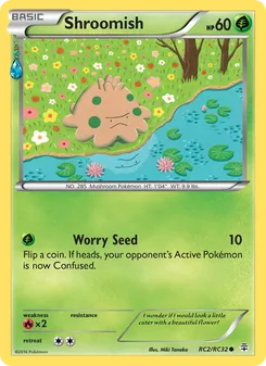 Shroomish, card RC2 from Generations