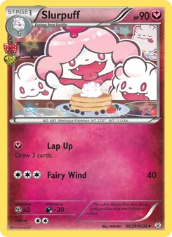 Slurpuff, card RC20 from Generations