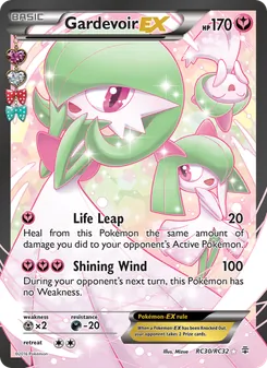 Gardevoir EX, card RC30 from Generations