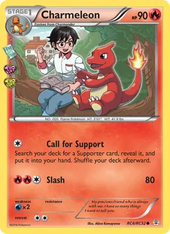 Charmeleon, card RC4 from Generations