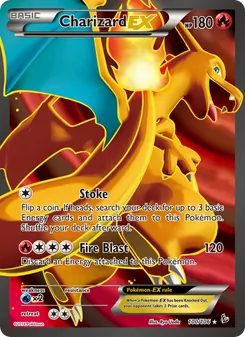 Charizard EX, card 100 from Flashfire