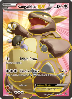 Kangaskhan EX, card 103 from Flashfire