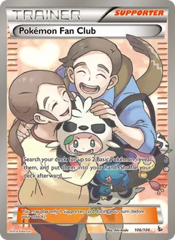 Pokémon Fan Club, card 106 from Flashfire