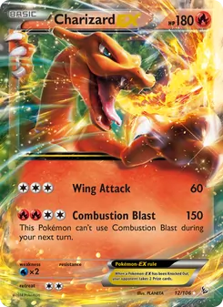 Charizard EX, card 12 from Flashfire